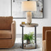 Palisade Side Table Natural-Furniture-Uttermost-Lighting Design Store