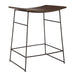 Thura Counter Stool Dark Gunmetal-Furniture-Uttermost-Lighting Design Store