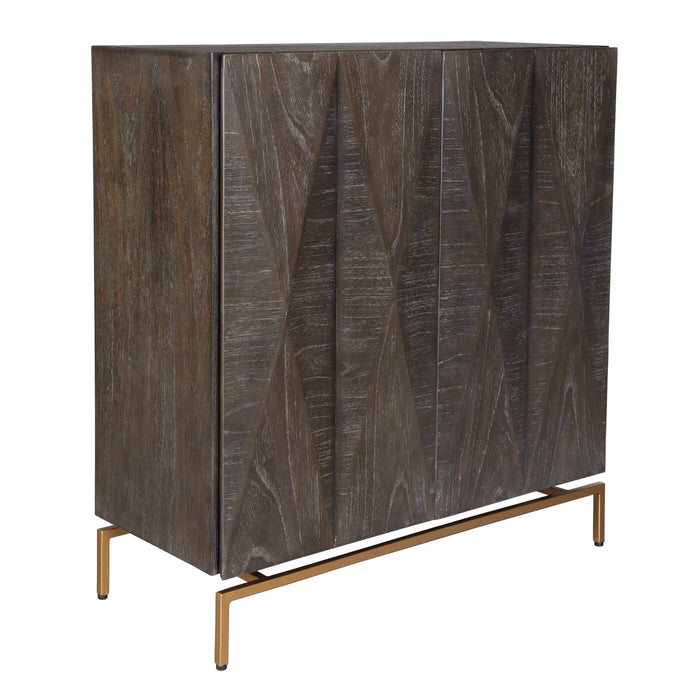 Marico Cabinet Gold-Furniture-Uttermost-Lighting Design Store