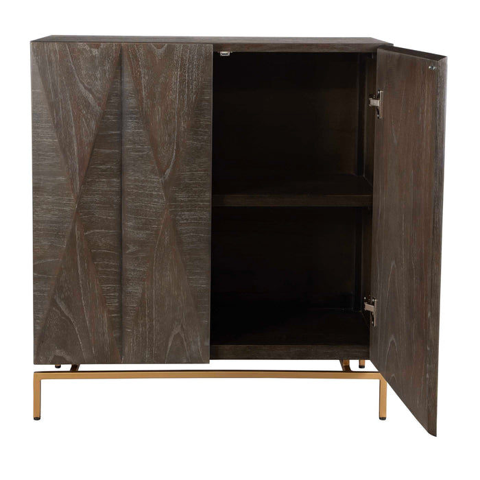 Marico Cabinet Gold-Furniture-Uttermost-Lighting Design Store