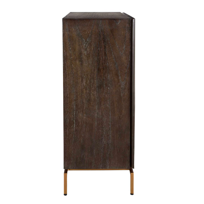 Marico Cabinet Gold-Furniture-Uttermost-Lighting Design Store