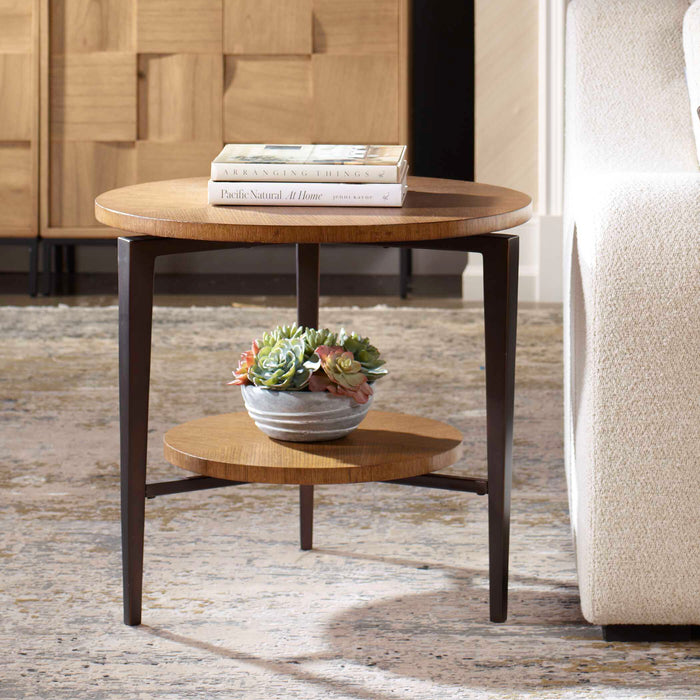 Loddon Side Table Dark Bronze-Furniture-Uttermost-Lighting Design Store