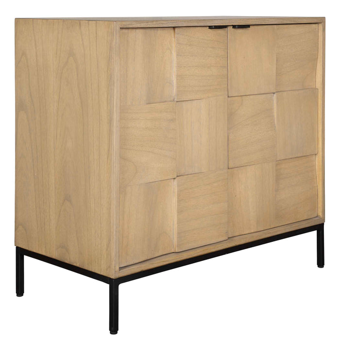Lorenzo Cabinet Matte Black-Furniture-Uttermost-Lighting Design Store