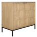 Lorenzo Cabinet Matte Black-Furniture-Uttermost-Lighting Design Store