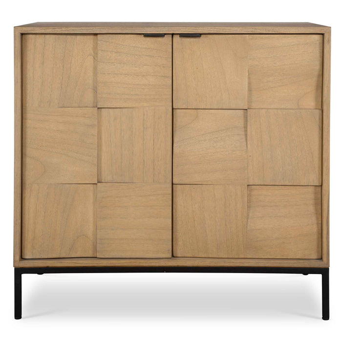 Lorenzo Cabinet Matte Black-Furniture-Uttermost-Lighting Design Store