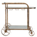 Carrinho Bar Cart Antique Brass-Furniture-Uttermost-Lighting Design Store