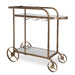 Carrinho Bar Cart Antique Brass-Furniture-Uttermost-Lighting Design Store