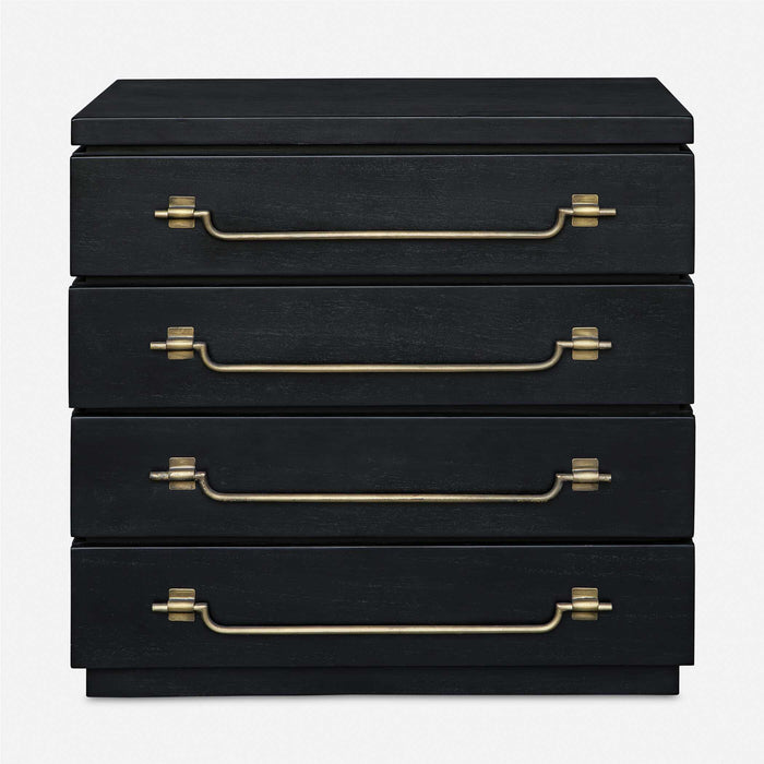 Halifax Accent Chest Black-Furniture-Uttermost-Lighting Design Store