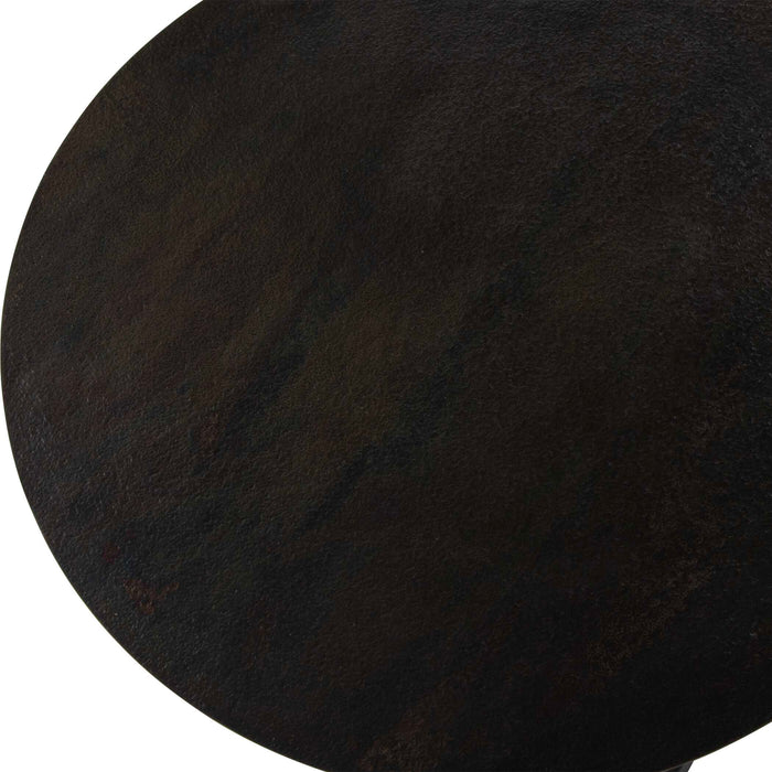 Aperture Accent Table Brass-Furniture-Uttermost-Lighting Design Store