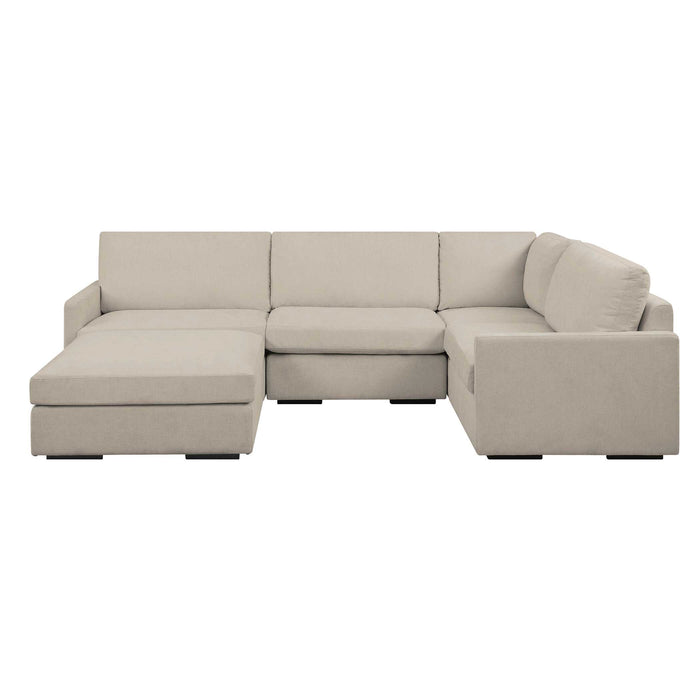 Refuge Sofa Light Sand-Furniture-Uttermost-Lighting Design Store
