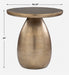 Antigua Side Table Antique Brass-Furniture-Uttermost-Lighting Design Store