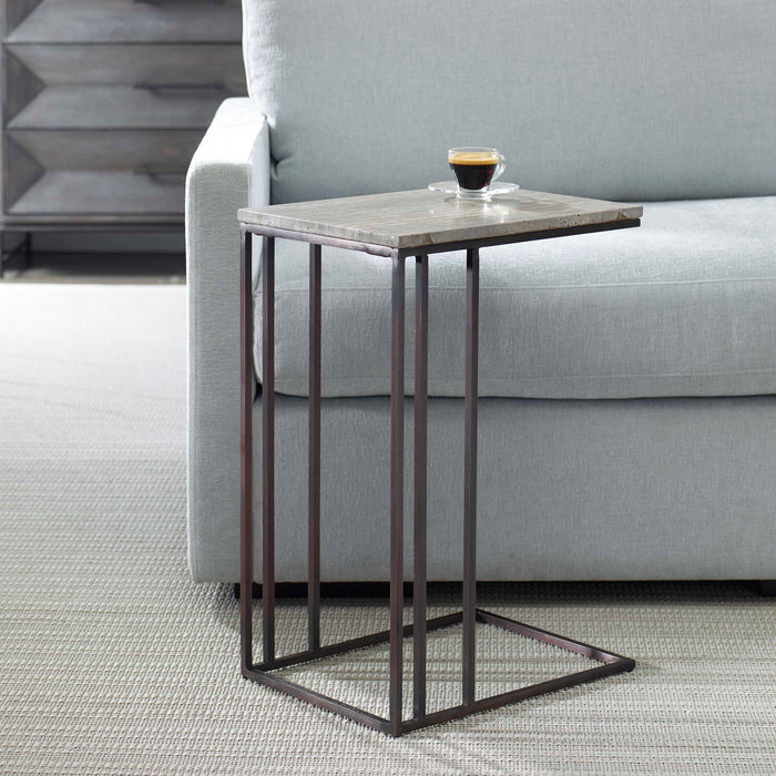 Theodore Accent Table Dark Bronze-Furniture-Uttermost-Lighting Design Store