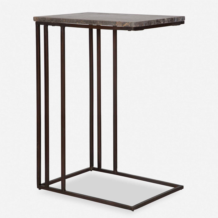 Theodore Accent Table Dark Bronze-Furniture-Uttermost-Lighting Design Store