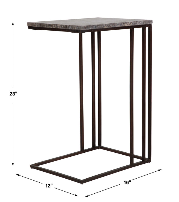 Theodore Accent Table Dark Bronze-Furniture-Uttermost-Lighting Design Store