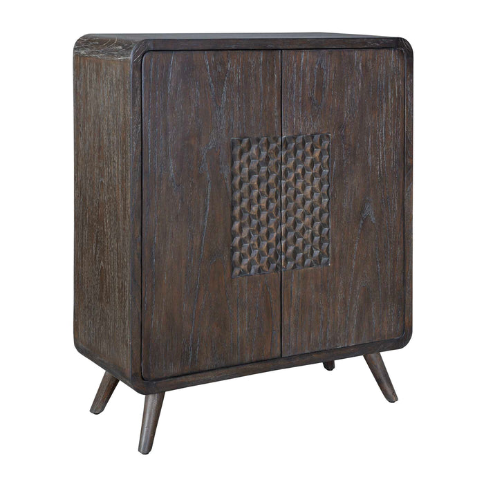 Hausen Cabinet Weathered Mindi Grain-Furniture-Uttermost-Lighting Design Store