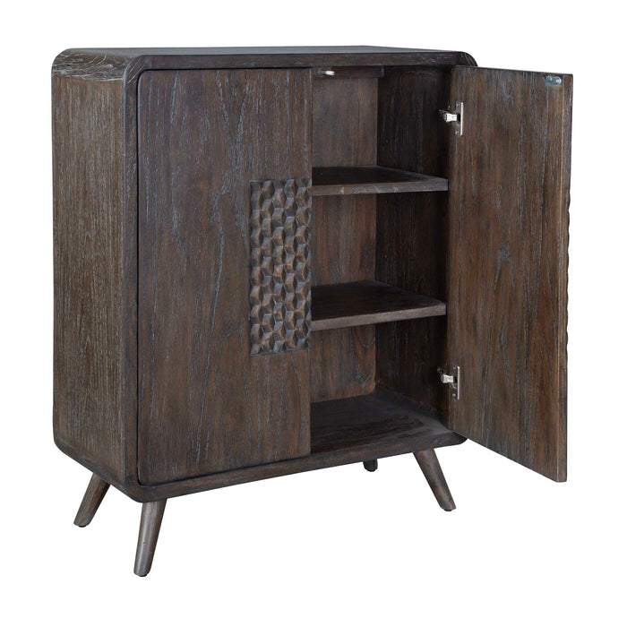 Hausen Cabinet Weathered Mindi Grain-Furniture-Uttermost-Lighting Design Store