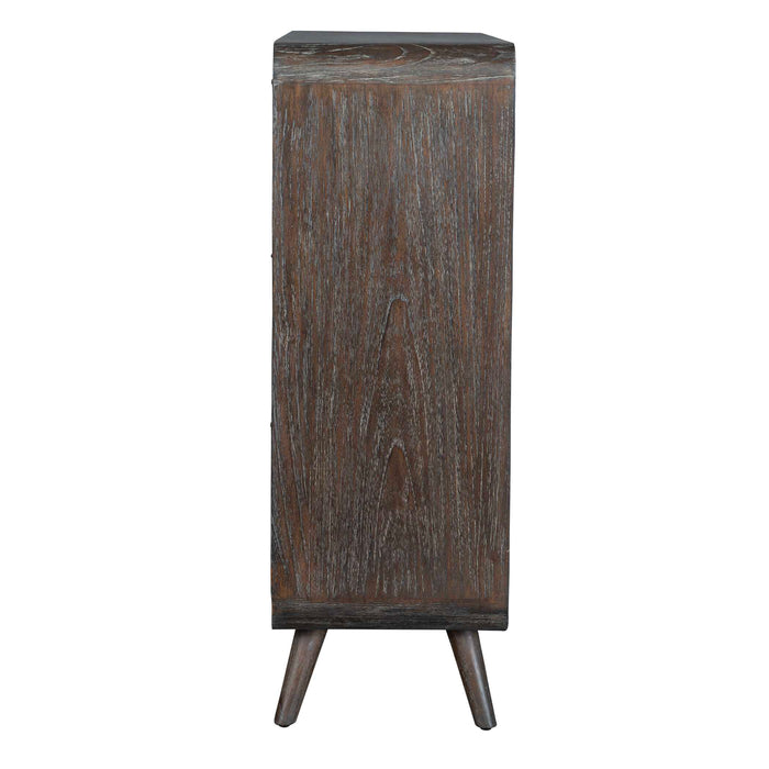 Hausen Cabinet Weathered Mindi Grain-Furniture-Uttermost-Lighting Design Store