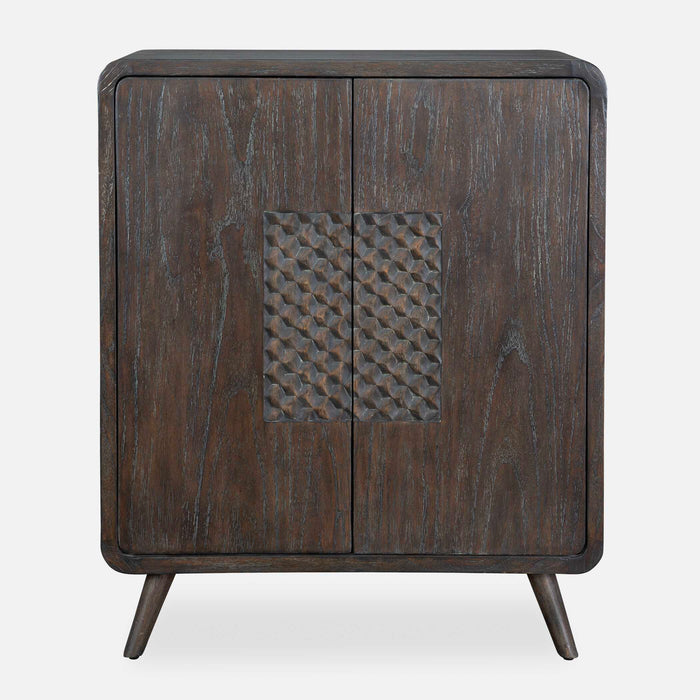 Hausen Cabinet Weathered Mindi Grain-Furniture-Uttermost-Lighting Design Store