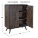 Hausen Cabinet Weathered Mindi Grain-Furniture-Uttermost-Lighting Design Store