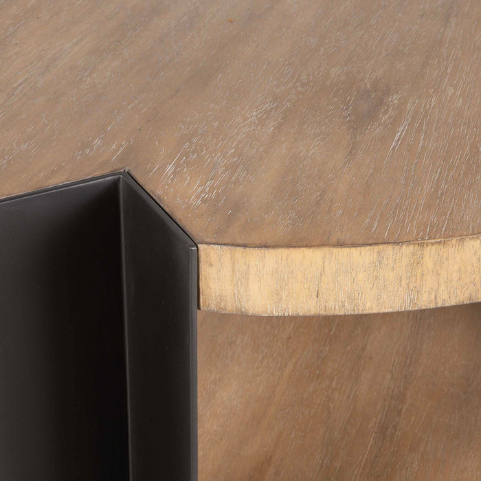 Loana Coffee Table Matte Black-Furniture-Uttermost-Lighting Design Store