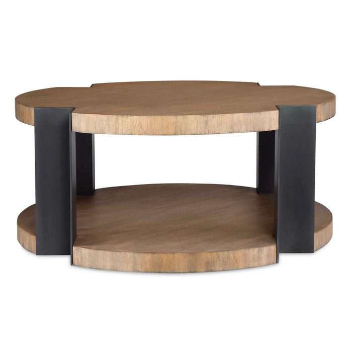 Loana Coffee Table Matte Black-Furniture-Uttermost-Lighting Design Store
