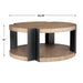 Loana Coffee Table Matte Black-Furniture-Uttermost-Lighting Design Store