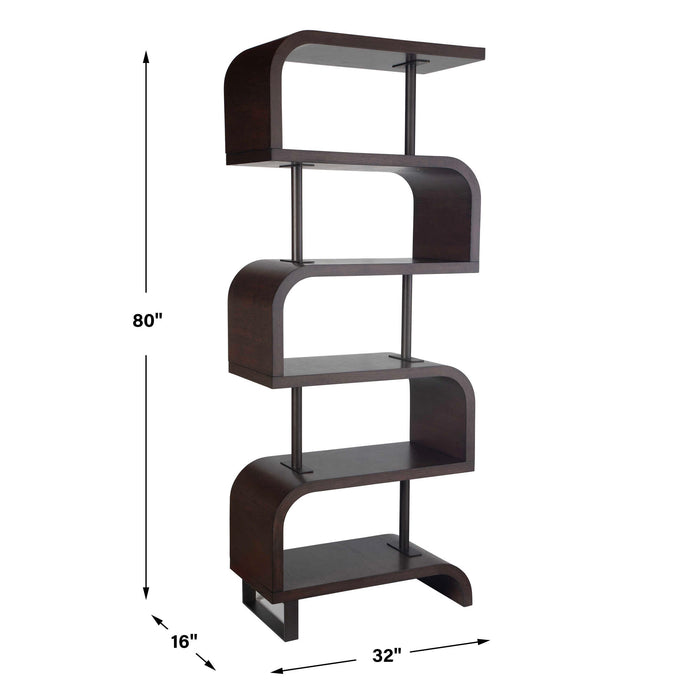 Bia Etagere Bronze-Furniture-Uttermost-Lighting Design Store