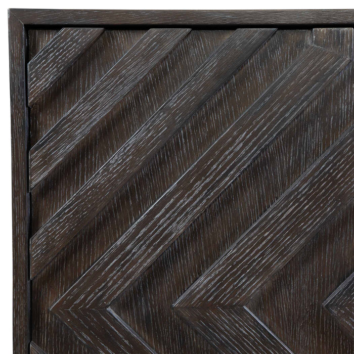 Faulkner Cabinet Brushed Gold-Furniture-Uttermost-Lighting Design Store