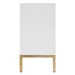 Aiken Cabinet Brushed Brass-Furniture-Uttermost-Lighting Design Store