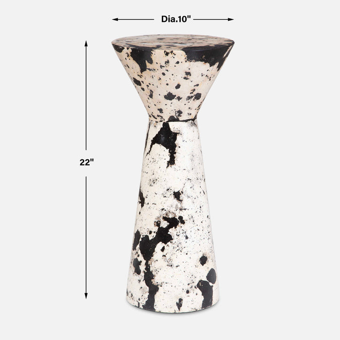 Lenora Drink Table Black-Furniture-Uttermost-Lighting Design Store