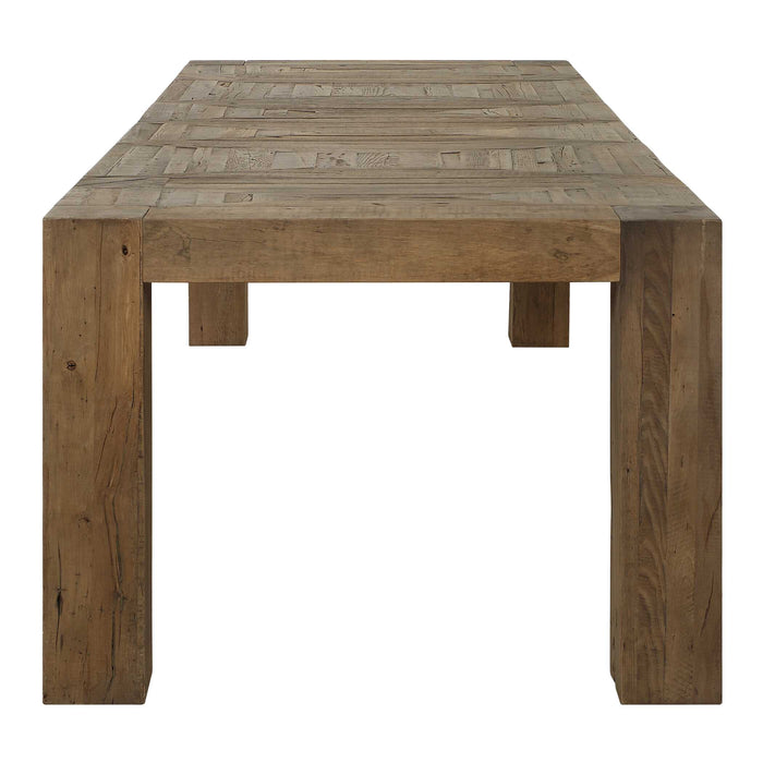 Aldan Dining Table Oak-Furniture-Uttermost-Lighting Design Store