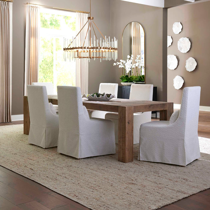 Aldan Dining Table Oak-Furniture-Uttermost-Lighting Design Store
