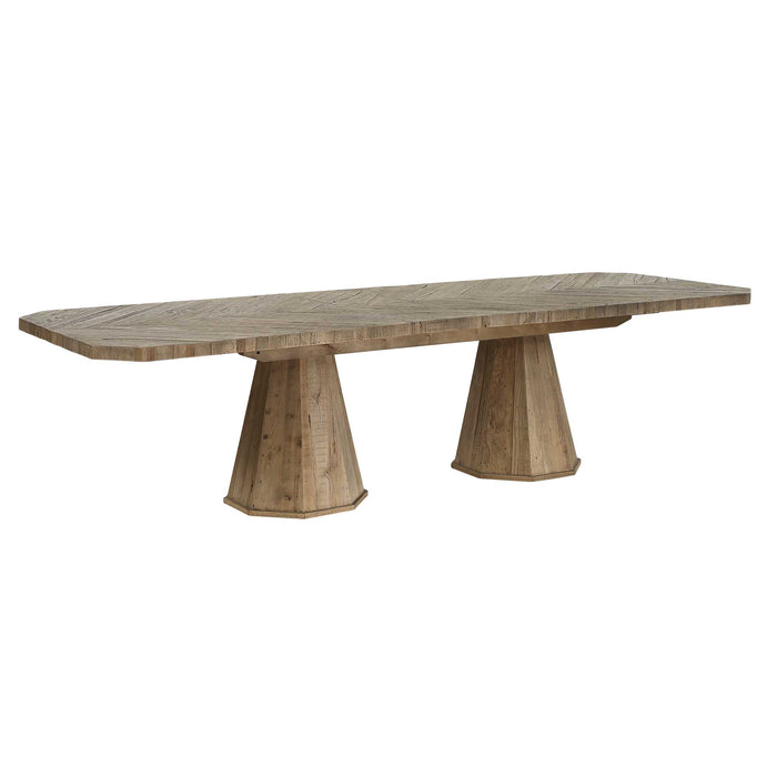Caledon Dining Table Oak-Furniture-Uttermost-Lighting Design Store