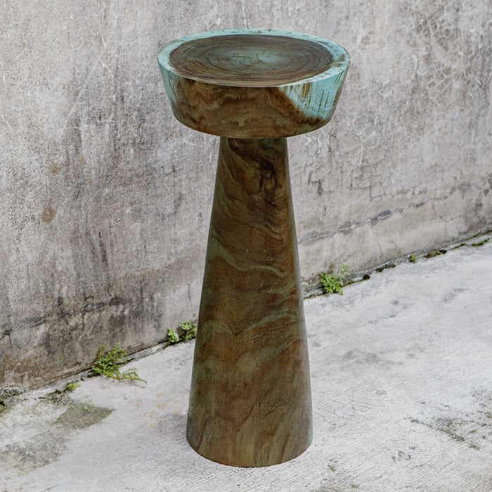 Mano Drink Table Blend Of Blue And Green Tones-Furniture-Uttermost-Lighting Design Store