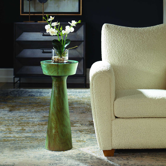 Mano Drink Table Blend Of Blue And Green Tones-Furniture-Uttermost-Lighting Design Store