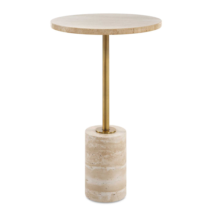 Malya Accent Table Brass-Furniture-Uttermost-Lighting Design Store