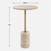 Malya Accent Table Brass-Furniture-Uttermost-Lighting Design Store