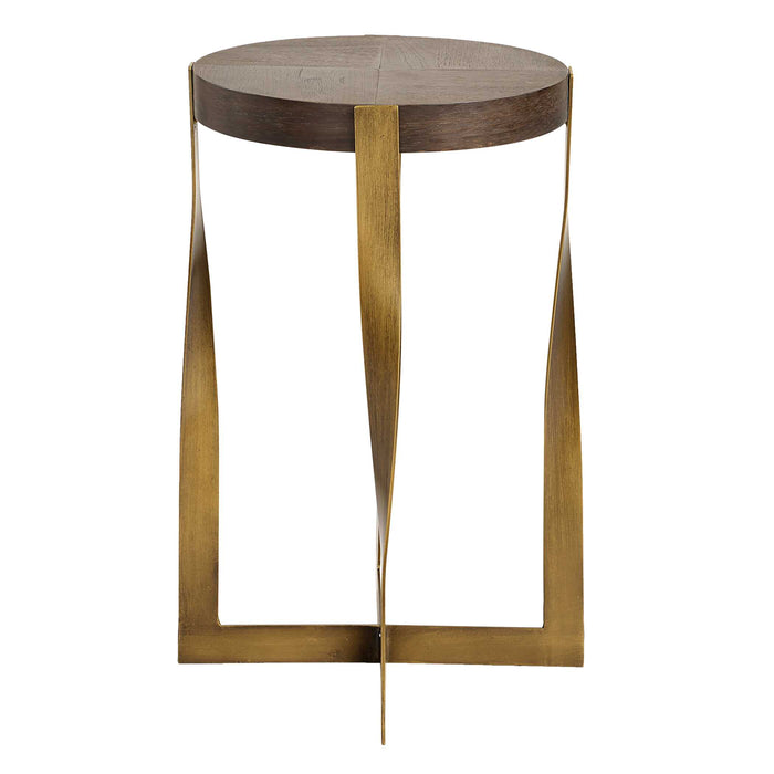 Drew Accent Table Brass-Furniture-Uttermost-Lighting Design Store