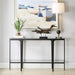 Atchison Console Table Satin Black Iron-Furniture-Uttermost-Lighting Design Store