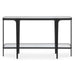 Atchison Console Table Satin Black Iron-Furniture-Uttermost-Lighting Design Store