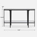 Atchison Console Table Satin Black Iron-Furniture-Uttermost-Lighting Design Store