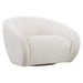DeSoto Swivel Chair Cream-Furniture-Uttermost-Lighting Design Store