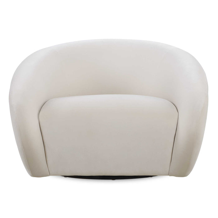 DeSoto Swivel Chair Cream-Furniture-Uttermost-Lighting Design Store