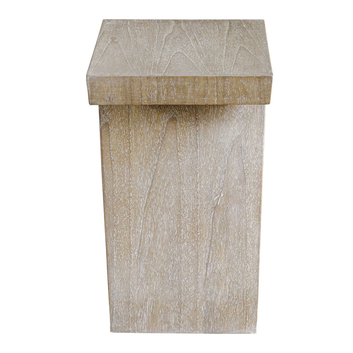 Pruitt Accent Table Angled Base-Furniture-Uttermost-Lighting Design Store