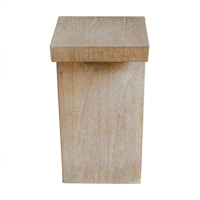 Pruitt Accent Table Angled Base-Furniture-Uttermost-Lighting Design Store