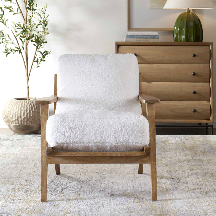 Laid Back Accent Chair Natural-Furniture-Uttermost-Lighting Design Store