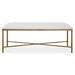 Avenham Bench Antique Gold-Furniture-Uttermost-Lighting Design Store