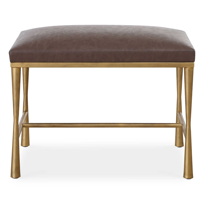 Reform Bench Antiqued Gold-Furniture-Uttermost-Lighting Design Store