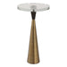 Holton Accent Table Brushed Brass-Furniture-Uttermost-Lighting Design Store