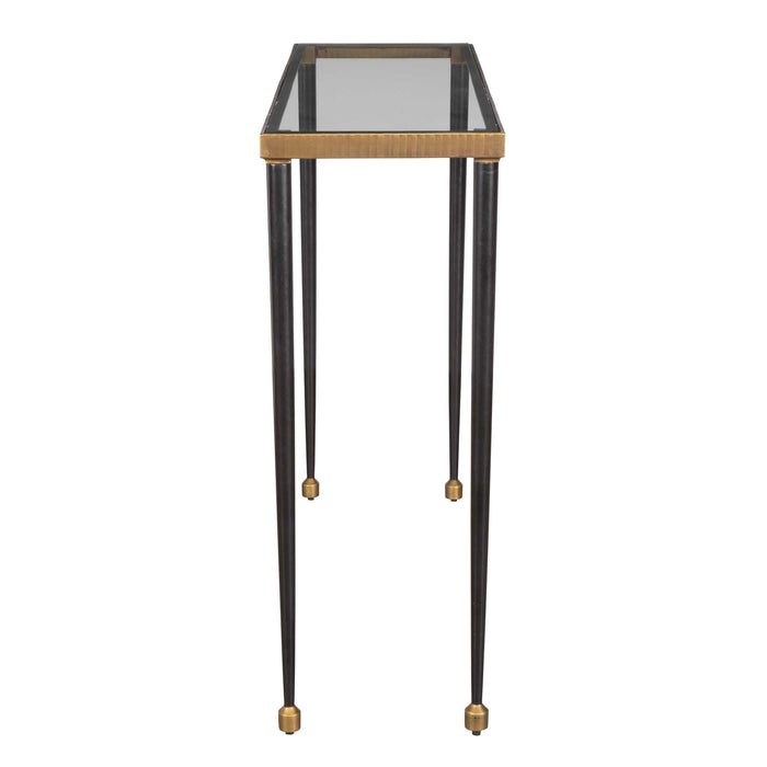 Stiletto Console Table Antique Gold-Furniture-Uttermost-Lighting Design Store